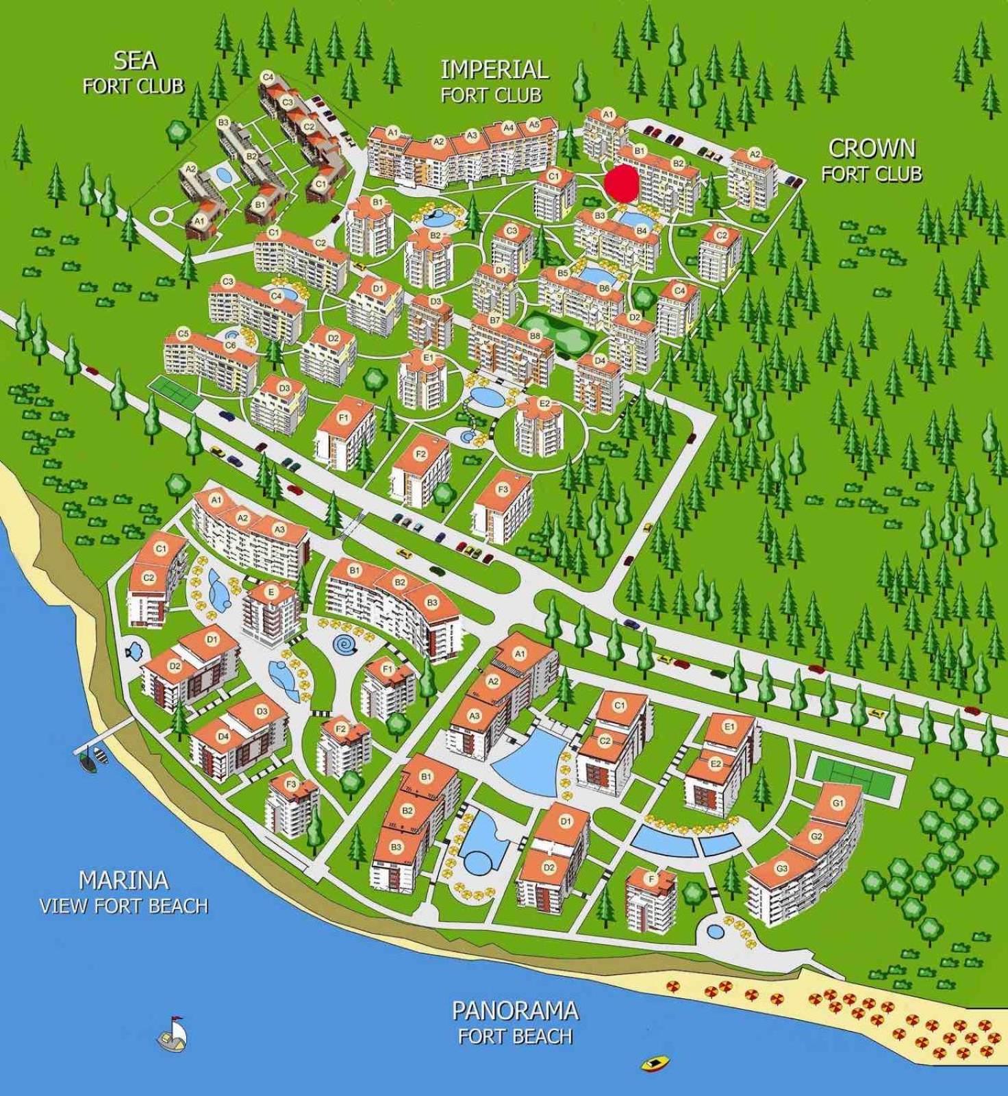 Sea View Panoramic Apartments, Fort Noks Crown Club Sveti Vlas Pokoj fotografie
